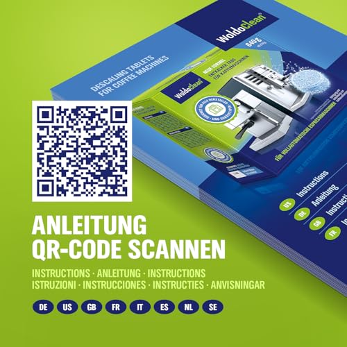 WoldoClean Entkalkungstabletten für Kaffeevollautomaten - 15 Tabs kompatibel mit allen gängigen Herstellern, Entkalker für Kaffeemaschinen