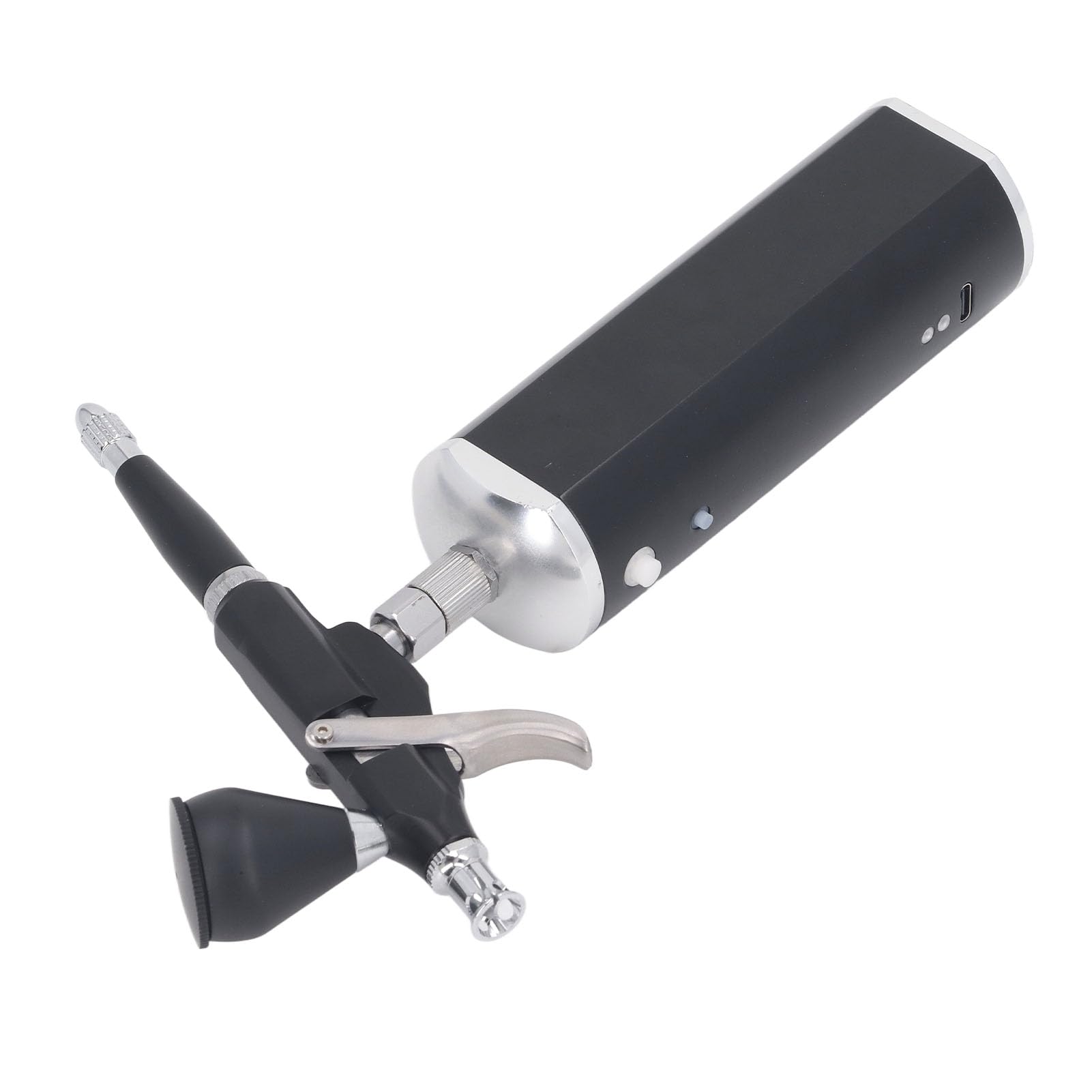 Pistola per aerografo a batteria, ugello da 0,3 mm, pressione 30 PSI, batteria ricaricabile, design ergonomico per nail art, trucco, pittura, artigianato, ritocco