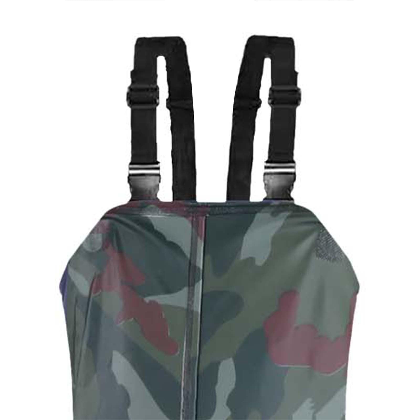 Wathose für Herren und Damen, Jagd-Brusthose mit Stiefeln, wasserdicht, atmungsaktiv, Wathose, leicht, Jagd-Wathose zum Waten, Fliegenfischen, Jagd, Schlammarbeit, Jn1, 42.5 EU