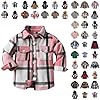 Toddler-Baby-Flannel-Shirt-Long-Sleeve-Plaid-Shirts-Casual-Tops-Spring-Fall-Button-Down-Shirts-Lightweight-Outfits Toddler Baby Flannel Shirt Long Sleeve Plaid Shirts Casual Tops Spring Fall Button Down Shirts Lightweight Outfits