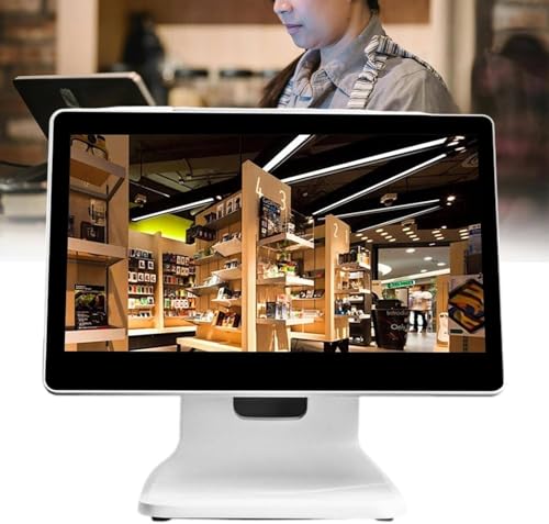 Image of Touch Screen Cash Register Monitor,Cash Register for Small Businesses,15.6 inch Touch Screen,Memory: 4G All-in-One Cash Register,Adjustable Angle for Retail, Restaurant