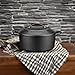 Pre-Seasoned Cast Iron Dutch Oven Pot with Lid Dual Handle, Sourdough Bread Baking Pots, Bread Oven, Camping, Grill, Induction, Electric, Round 5 Quart, Black