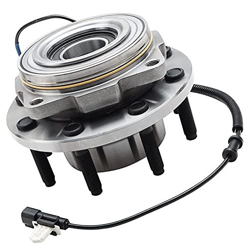 Detroit Axle - 4WD Front Wheel Bearing Hubs for Ford F-250 F-350 Super Duty 2011-2016, Replacement 2012 2013 2014 2015 F-250 F-350 Super Duty (SRW) Wheel Bearing and Hubs Assembly Set