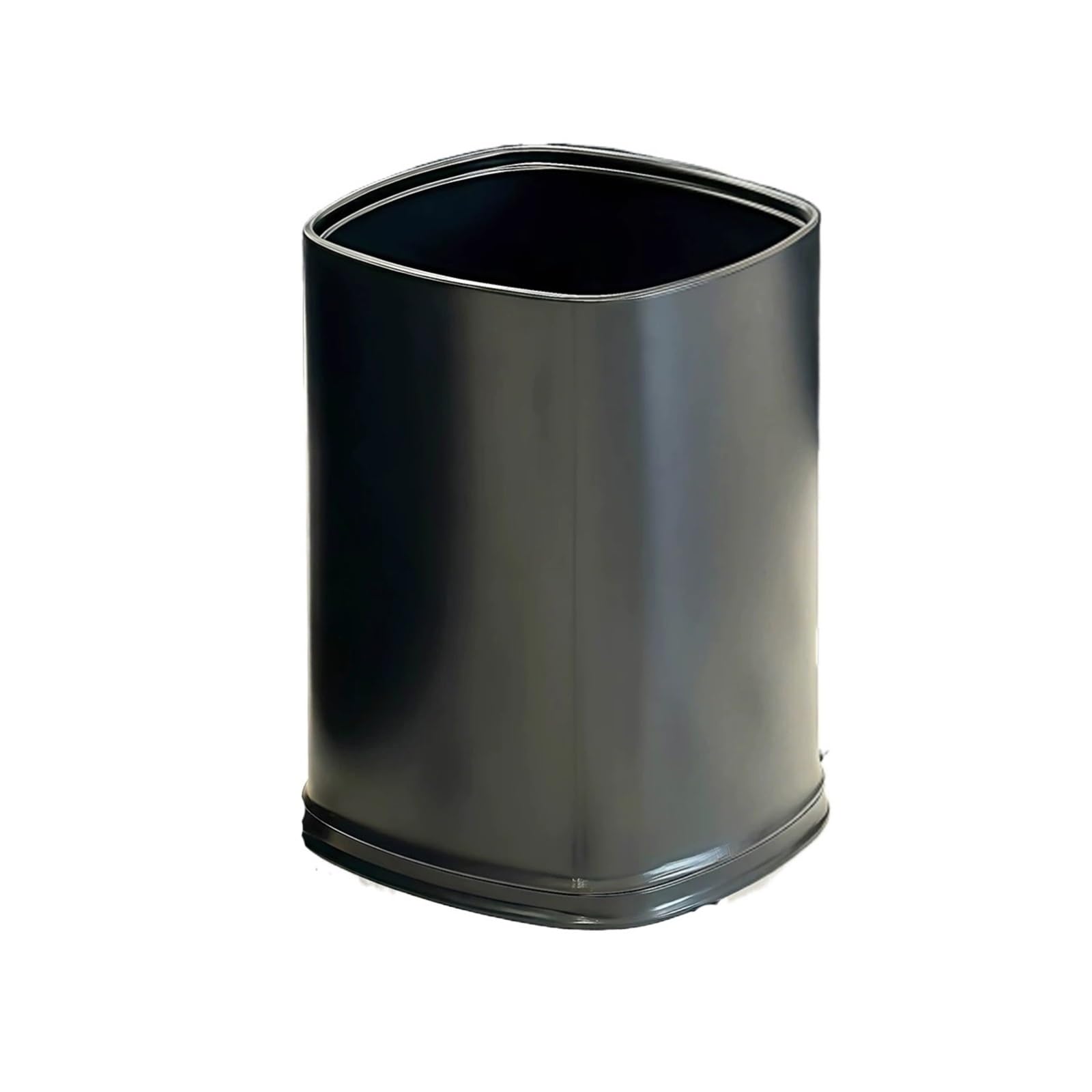 Waste Bins Large High Capacity OpenTop Trash Can For The Living Room Kitchen Bedroom And Bathroom(Black)