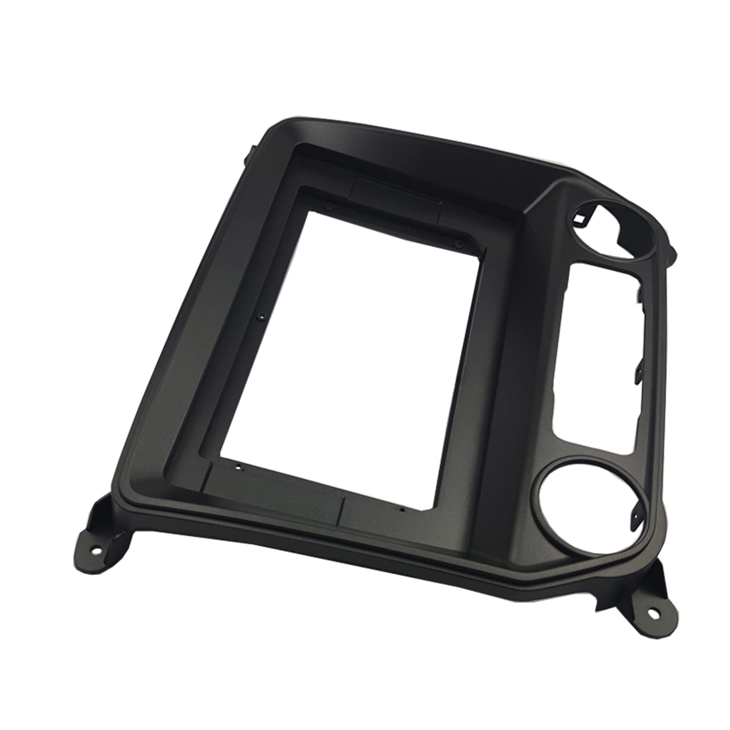 DKMUS Radio Stereo Bezel for Chevrolet Silverado 2014+ GMC Sierra 2014+ Dash Installation Mount Trim Kit Fits 10.1" and Double Din