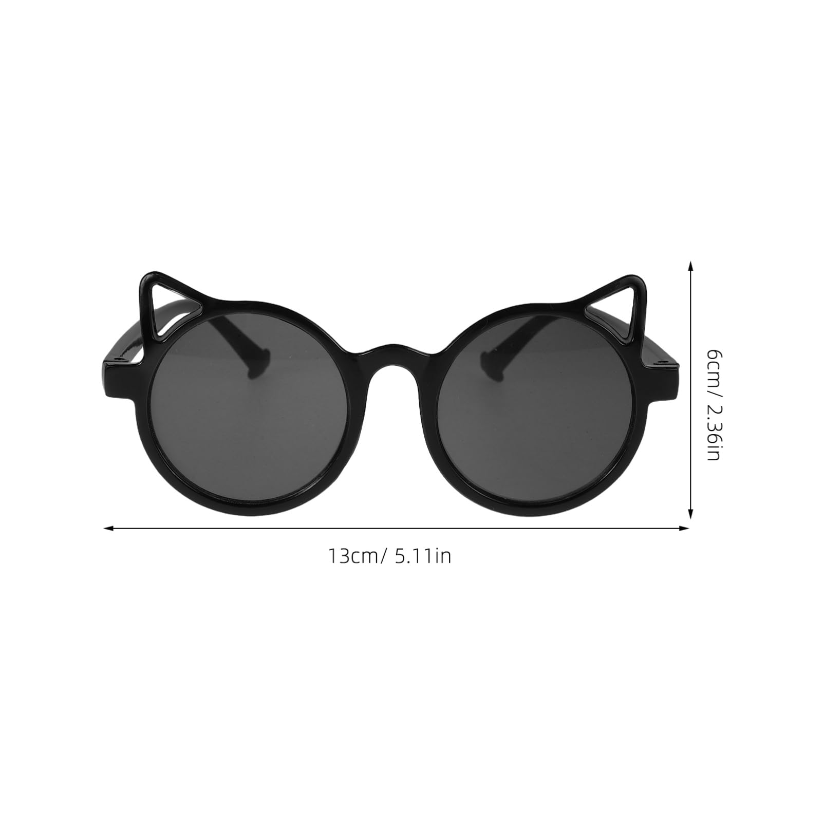 SUPVOX Cute Cat Ear Sunglasses Uv Protection Boys and Girls Summer Sunglasses for Boys Girls Fashion