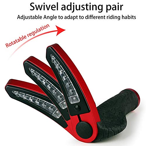 Impugnature in Bicicletta Manubrio della Bicicletta Grip Mountain Bike Anti-Skid Lock-on della Copertura della Maniglia Esterna Che Guida la Maniglia di Gomma Bar End Bike Accessories