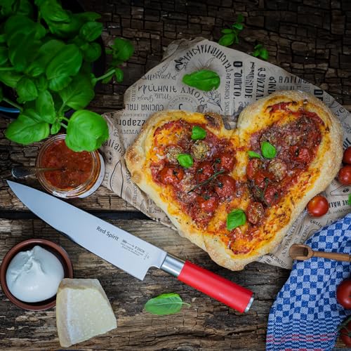 F. DICK Kochmesser, Küchenmesser, Red Spirit (Messer mit Klinge 21 cm, X55CrMo14 Stahl,...