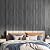 YENHOME 12"X236" 3D Acoustic Wood Slat Wall Panels for Interior Wall Decor Renter Friendly Self Adhesive Black Slat Wood Panel Decor Soundproof Acoustic Panels for Bedroom Office Ceiling Foam PVC