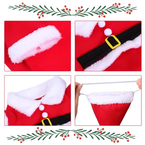Disfraz de Santa Claus para perros GANAZONO XL miniatura 3