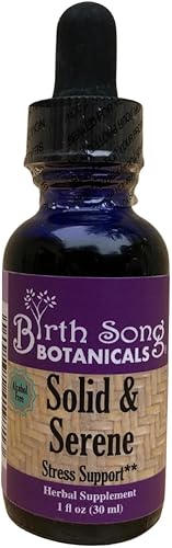 Tintura herbaria sólida y serena para apoyar el estrés y el estado de ánimo, suplemento herbario de pasiflora para relajación profunda, gotas de