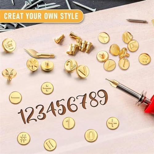 Kit de combustion du bois 58 pièces pour offrir des cadeaux DIY
