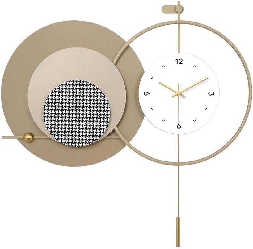 Wall Clock Light Luxury Living Room Wall Clock Household Silent Clock Modern Restaurant Decoration Wall Clock Creative Clock Wall Clock for Wall