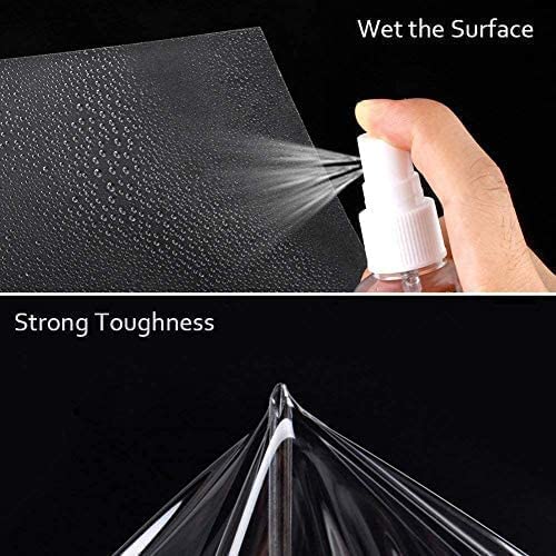 Clear Protective Vinyl Wrap Roll, Lypumso Clear Gloss Paint Protection Bulk Film, Transparent Self Adhesive Film Wrap Roll Without Bubble For Moto, Car Diy Interior Exterior #TOP4