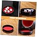 LIOOBO Fleece-Lined Leather Dice Cup Base Tray Lid 5-Piece Set for Gaming for Role-Playing KTV Parties and Dice Transport