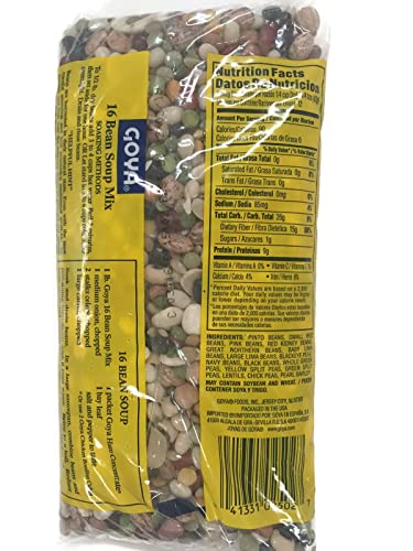 Goya Dried 16 Bean Soup Mix, 16 Oz (Pack Of 2) #TOP2