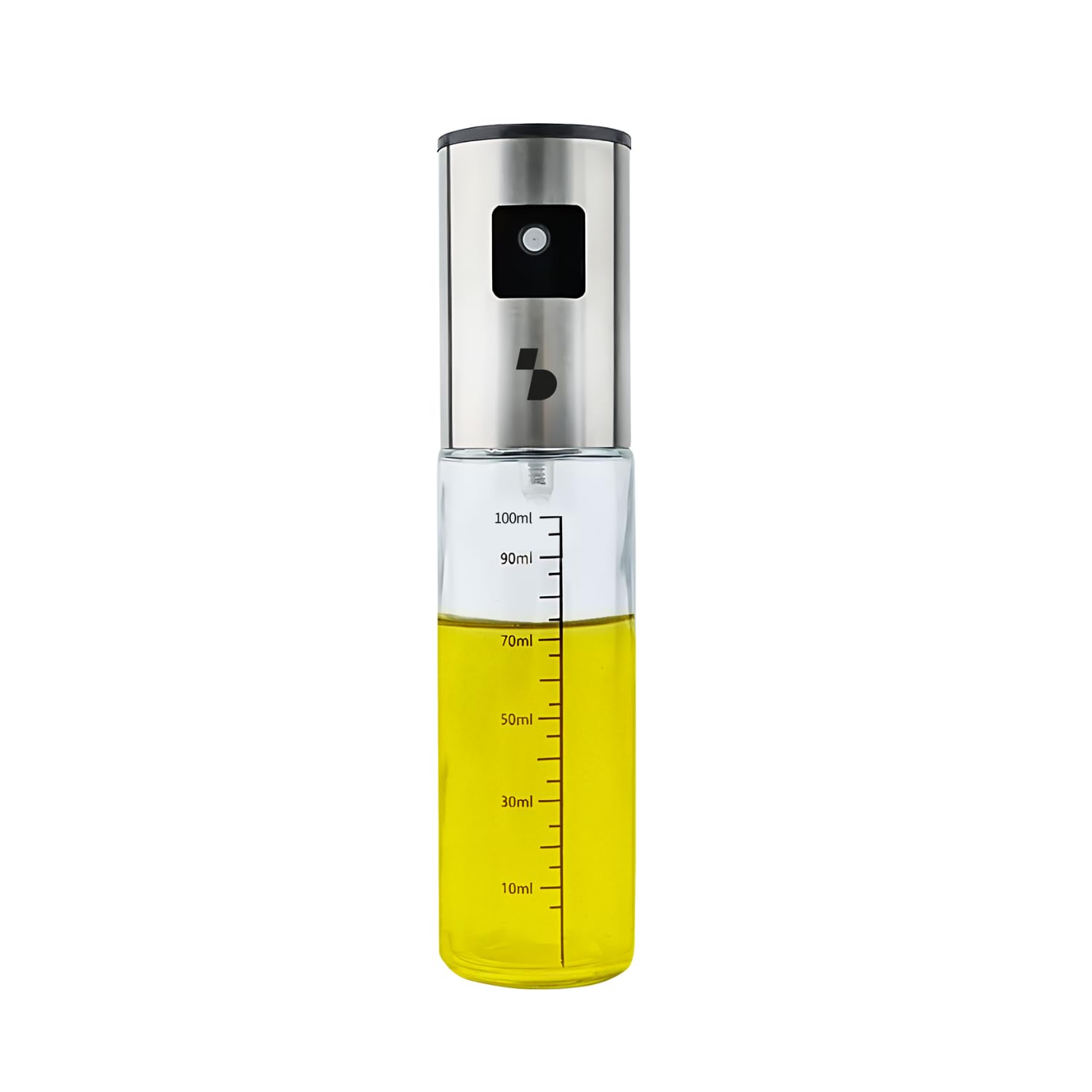 BEPER C102SPE100 Szklany spryskiwacz do oleju do frytkownic powietrznych, 100 ml, spryskiwacz do oleju, octu, cytryny i przypraw, bez BPA