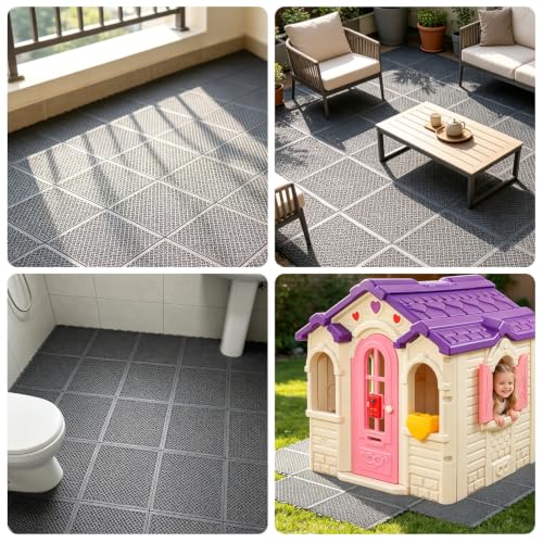 Tapis de maison de jeu emboîtables plastique imperméable antidérapant extérieur