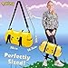 Pokemon Pikachu Duffel Kids Travel Bag - Gym Sports Overnight Holdall with Adjustable Strap & Pockets
