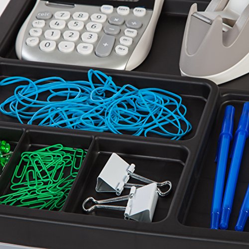 Iris Usa Craft Organizers And Storage, Rolling Storage Cart For Classroom Supplies, Storage Organizer For Art Supplies, Drawer Top Organizer For Small Parts, 4 Drawers, Black #TOP5