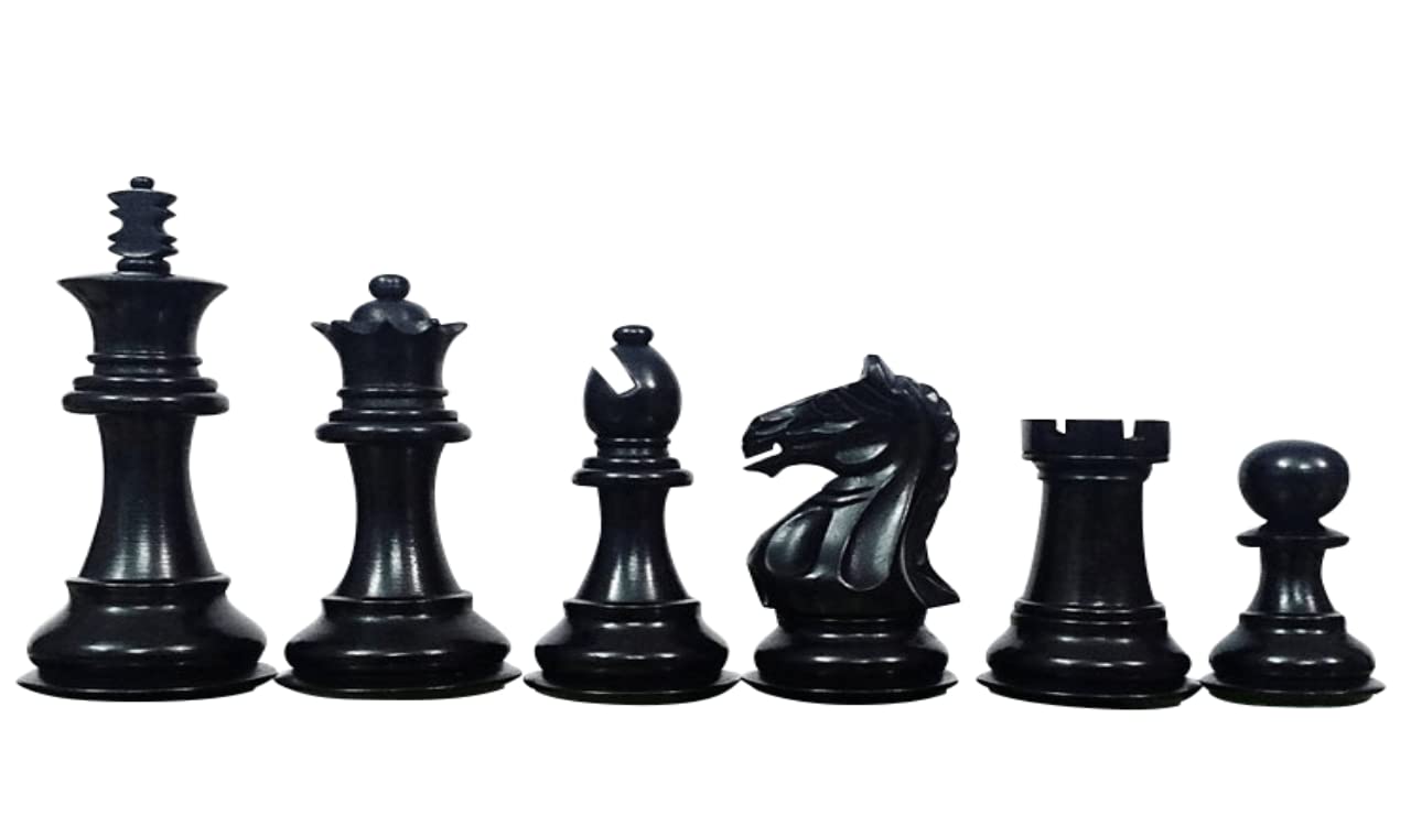 Set di scacchi in legno Wenge Board 21 pollici ponderato Ebanizzato Staunton Feroce Cavaliere Pezzi 9,75 pollici