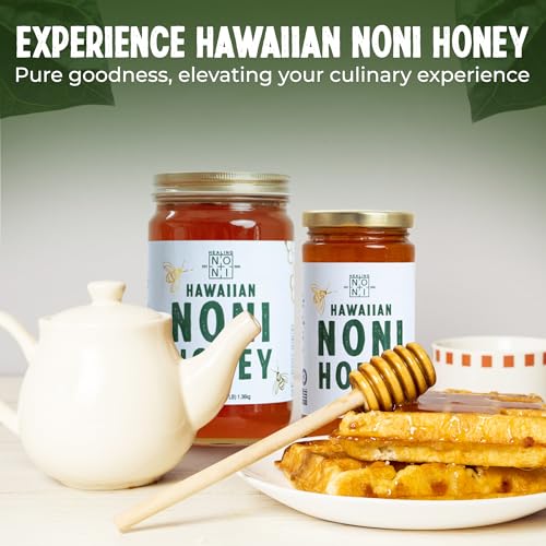 Healing Noni 4 frascos 18oz Miel hawaiana miniatura 5