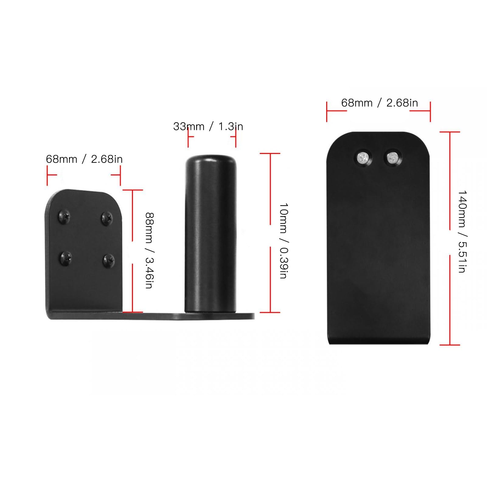 Wall Mount for S1 Pro, S1 Pro Plus, Portable Bluetooth Speaker Metal Wall Mounting Bracket Kit, Easy Installation