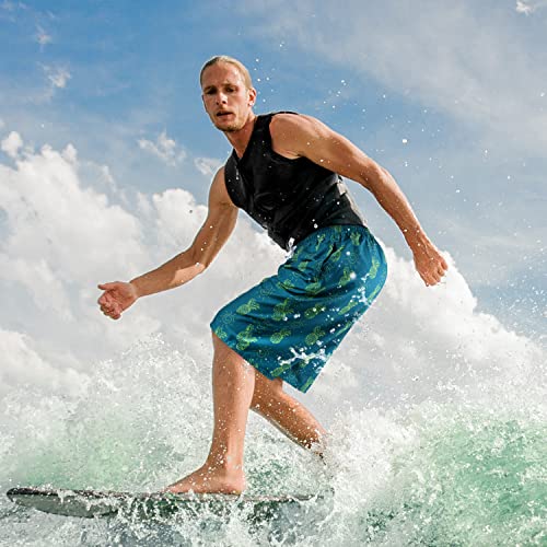 Image of Mens Swimming Trunks Swim Trunks Quick Dry Swim Shorts with Mesh Lining Funny Swimwear Bathing Suits