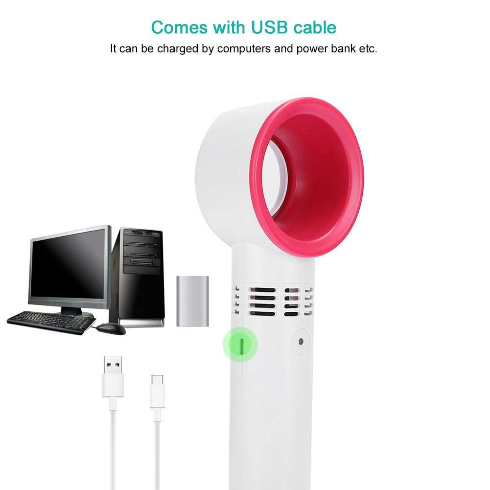 ABS Draagbaar Lichtgewicht Mini USB Oplaadbaar Drie instelsnelheden