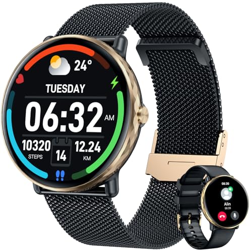 Smart Watch Women Smartwatch Men: 1.43“Fitness Watches with Bluetooth Call Blood Pressure Heart Rate SpO2 Sleep Monitor 110+ Sports Modes Step Counter IP68 Waterproof Activity Tracker for Android iOS Smart Watch Women Smartwatch Men: 1.43“Fitness Watches with Bluetooth Call Blood Pressure Heart Rate SpO2 Sleep Monitor 110+ Sports Modes Step Counter IP68 Waterproof Activity Tracker for Android iOS