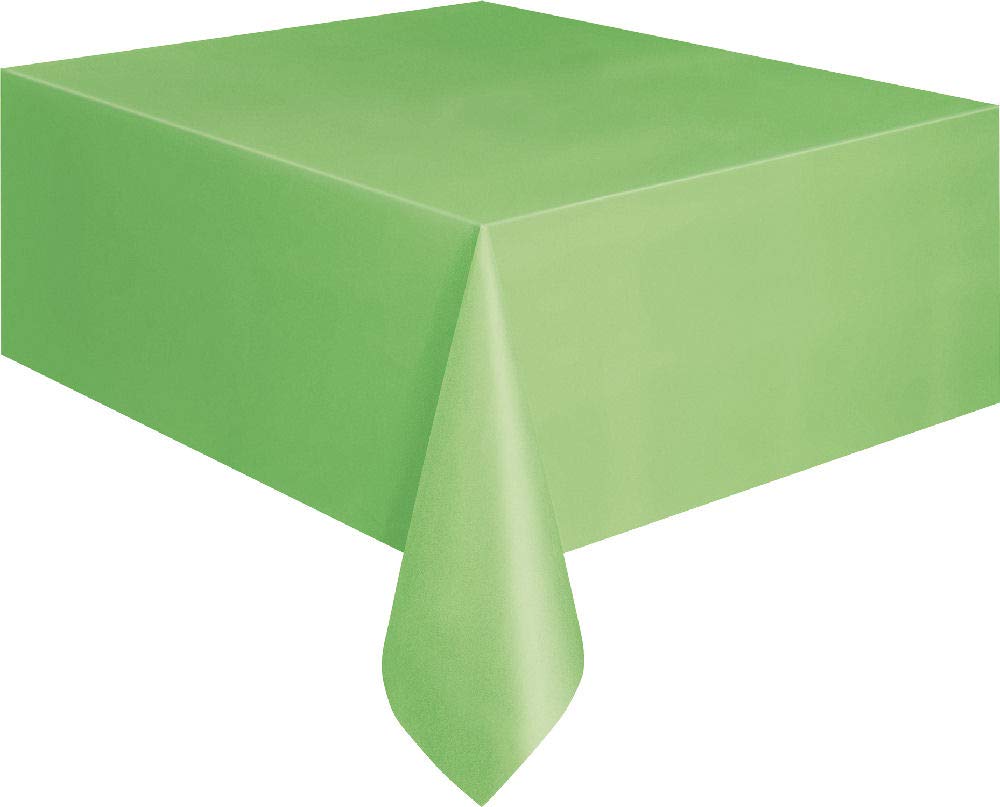 Party Tableware Green Disposable Plastic Party Table Cloth/Tablecloth, Each Colour Kiwi