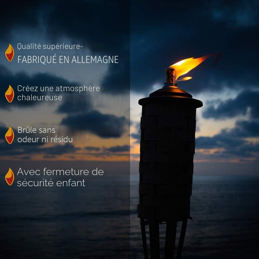 L'huile pour Huile de Lampe d'intérieur Lanterne Torche 6 litre Flameup