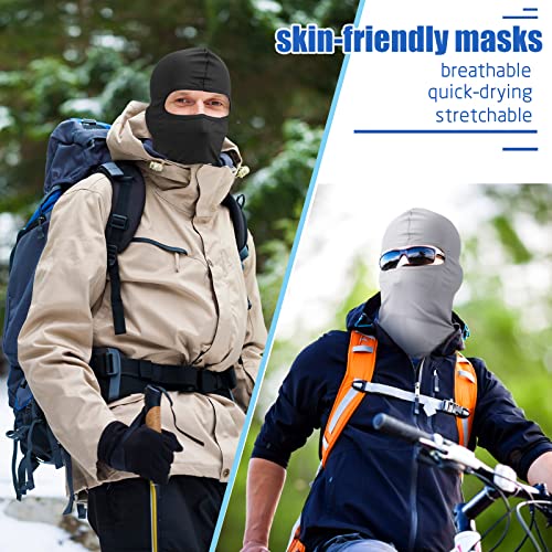 Image of 30 Pcs Balaclava Ski Face Mask Full Face Cover Mask UV Protection Cooling Neck Gaiter Summer for Men Women Winter Outdoor