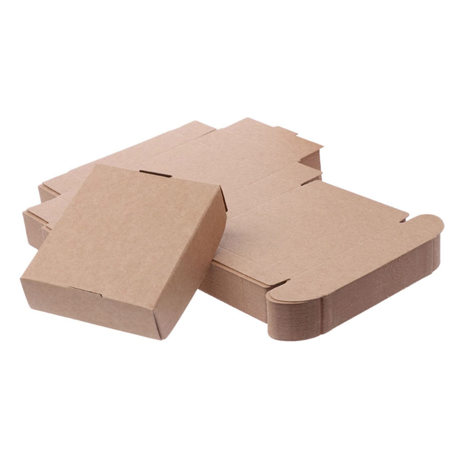 Buxuaaaa 50pcs Paper Wrapping Box Multipurpose Paper Storage Container for Soap Jewelry Earring Packag Wrapping Box
