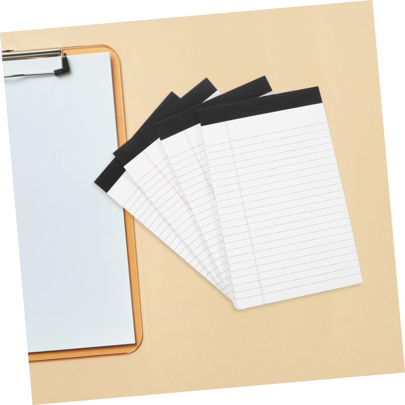 Notizblock A5 Abreißbar Breit Liniertes Papier Taschengröße 8 Stück für Büro und Verwaltung Notizbuch Ideenbuch