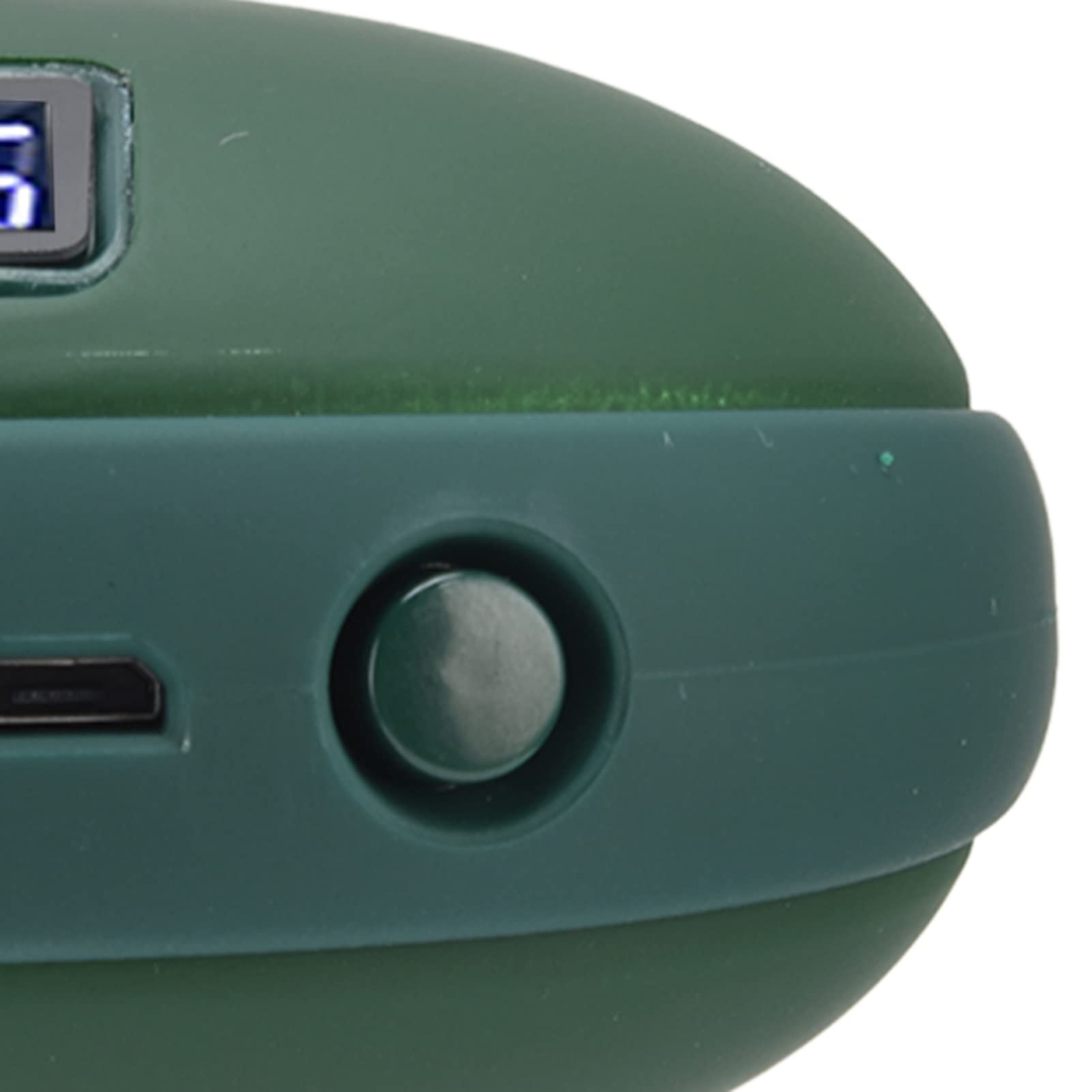 Mini chauffe-mains électrique 2 en 1, 10000mAh, Rechargeable par USB, pratique, outils de chauffage pour l'hiver (Verte)