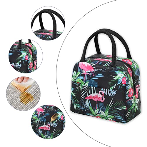 YumSur Lunch Bags for Women Insulated Lunch Cooler Bags with Front Pocket Portable Thermal Leak-Proof Lunch Bag for Men Adults Girls Children Work Outdoor Picnic - Image 3