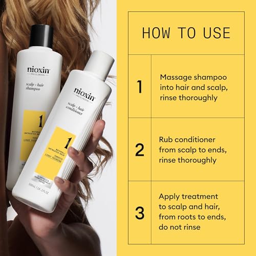 image for Nioxin Scalp + Hair Thickening System 1 - Hair Thickening System for N