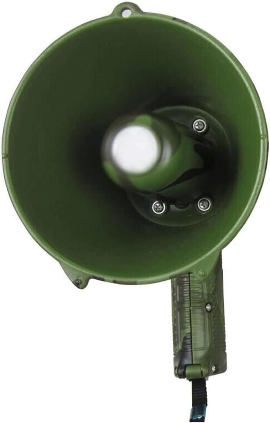 Megáfono Megáfono De Mano Bullhorn, Altavoz Portátil con Control De Volumen Ajustable, Megáfonos Ligeros para Exteriores Megáfono Volumen Ajustable