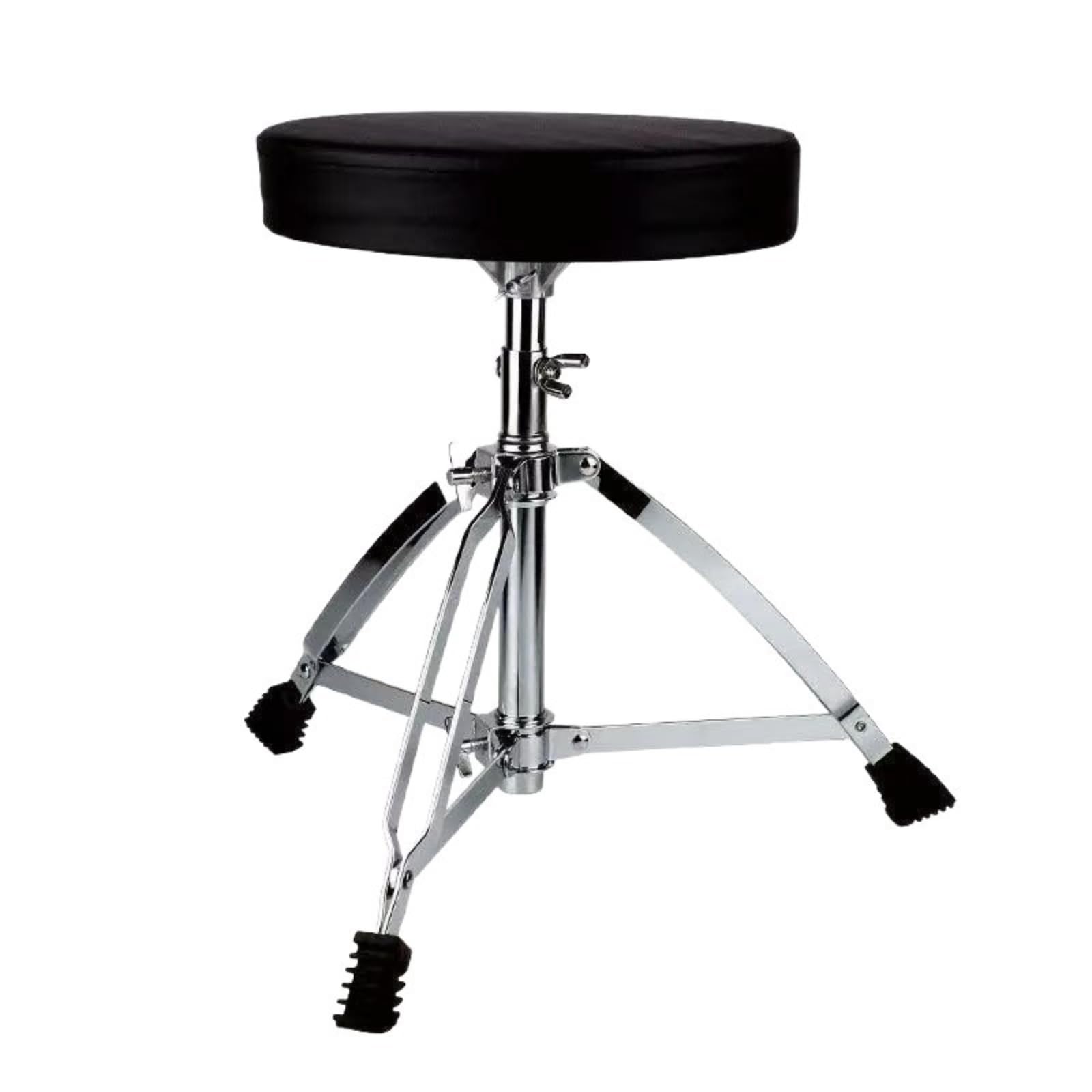 Sillín Batería Ajustable Banqueta Batería con Asiento Acolchado Cómodo Banco para Bateristas, Percusionistas, Escenario