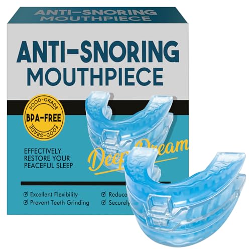 Dispositivo Anti Russamento Professionale - Bite Dentale con Proteggi Denti | Stop al Russamento, Dormi Meglio | Sicuro, Comodo, Regolabile per Uomo e Donna