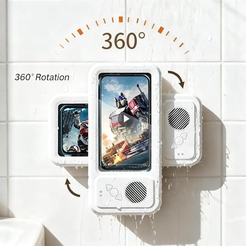Support de téléphone étanche pour douche : protégez votre écran de l'eau et de la buée - 3