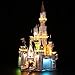Produktbild KYL RcBrick Upgrade LED Beleuchtung für Lego 71040 Das Disney Schloss, Beleuchtung Licht Set für Lego 71040 Disney Castle (Nicht Enthalten Lego Modell)