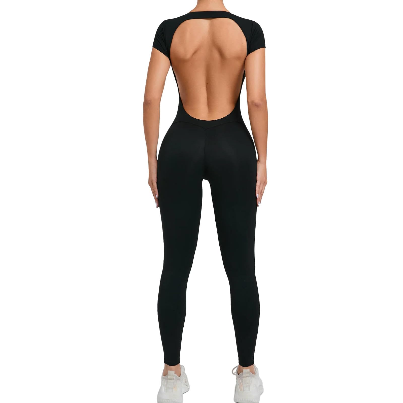 WANGSHUO Damskie legginsy sportowe bez oparcia Monster Joga Garnitur dla kobiet Odzież Fitness Pończochy w kształcie dzwonka damskie-szaro-l