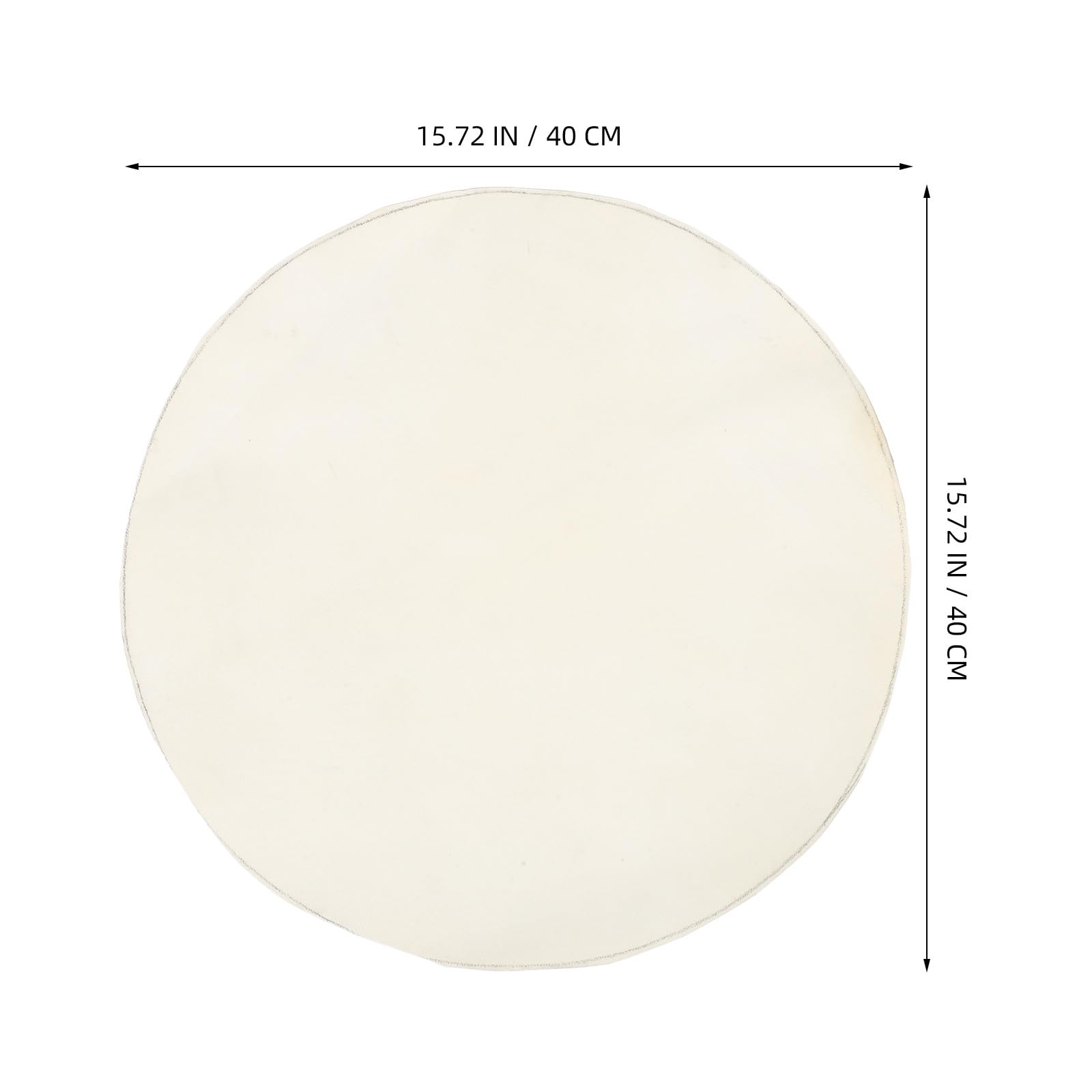Parches de Piel de Cabra para Instrumentos de Percusión Africanos, 40cm, 2 Piezas, Ideales para Reparación y Sonido Puro en Tambores