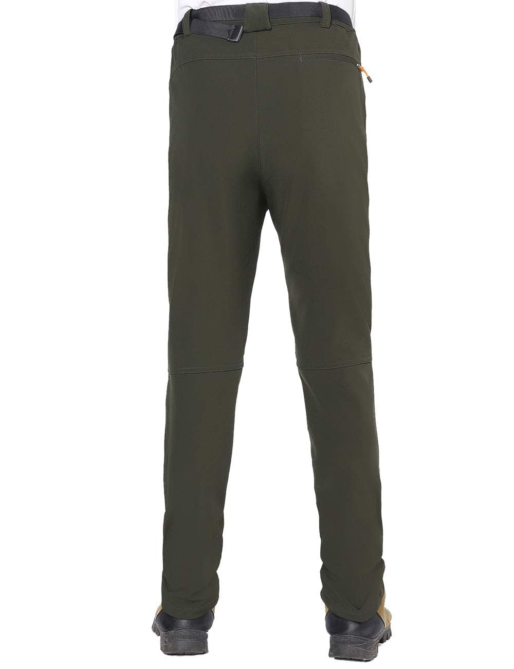 BenBoy Homme Pantalon Ski Imperméable Randonnée Softshell Pantalon Thermique Étanche Coupe-Vent Hiver de Montagne Neige