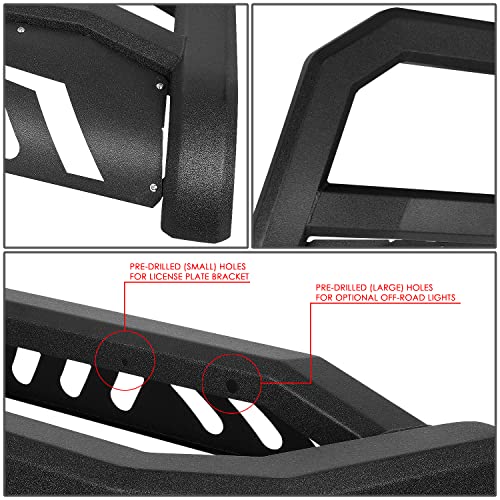 Image of J2 Engineering J2-PT-ZTL-8287 Carbon Steel Front Bumper Grill Guard Bull Bar w /Mounting Brackets Compatible with Dodge Ram 2500 3500 2003-2009,Powder Coat Black
