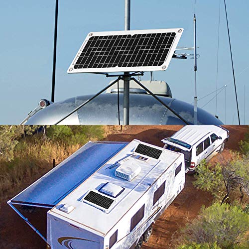 12W 12V Solar Panel Kit mit Laderegler USB Port Off Grid Monokristallines Modul mit SAE Anschlusskabel Kits für Camping… – Bild 4
