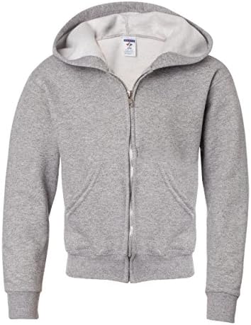 jerzees full zip moletom com capuz
