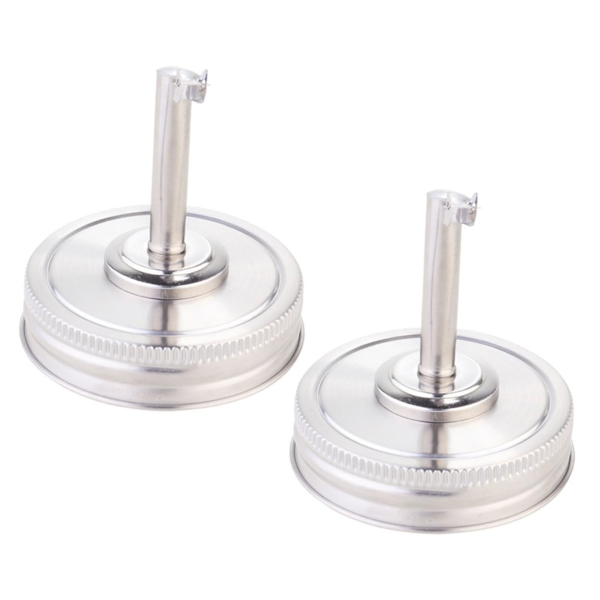 8piezas Inoxidable Vertedor para Tarros Antigoteo Lids para Aceiteras y Vinagreras Fáciles De Limpiar y Usar